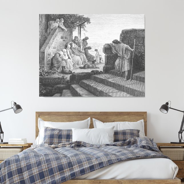 Toile Gustave Doré - Luc 15A Le Fils Prodigue Revient  (Insitu(Chambre))