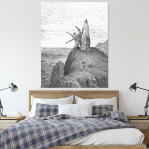 Toile Gustave Doré - Luc 4A La Tentation de Jésus
