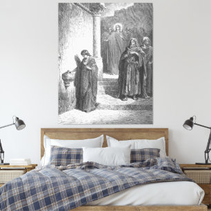 Toile Gustave Doré - Marc 12 Le denier de la veuve
