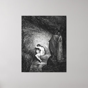 Toile Gustave Doré - Où les faux-monnayeurs sont punis -