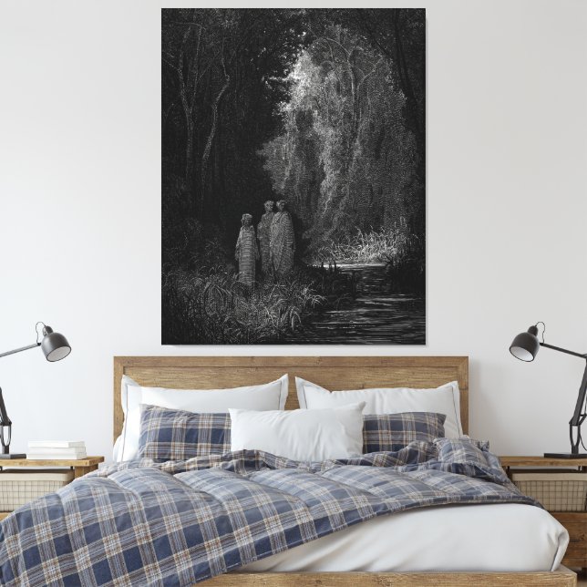 Toile Gustave Doré - Rivière Léthé (Insitu(Chambre))