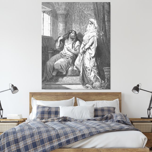 Toile Gustave Doré - Samson et Dalila (Insitu(Chambre))