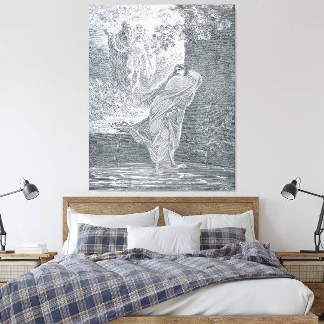 Toile Gustave Doré - Suzanne au bain (Insitu(Chambre))