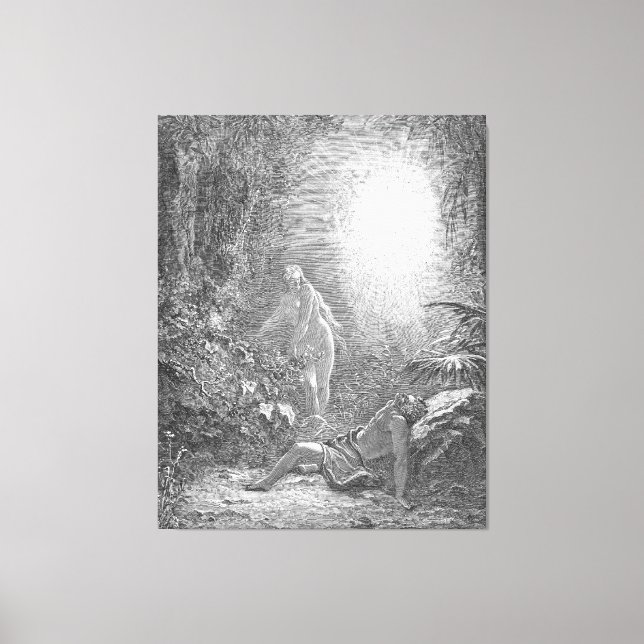 Toile Gustave Doré - The Creation of Eve (Recto)