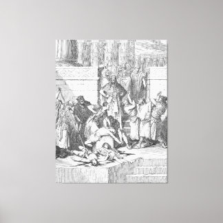 Toile Gustave Doré - Zedekiah's Sons are Slaughtered Bef