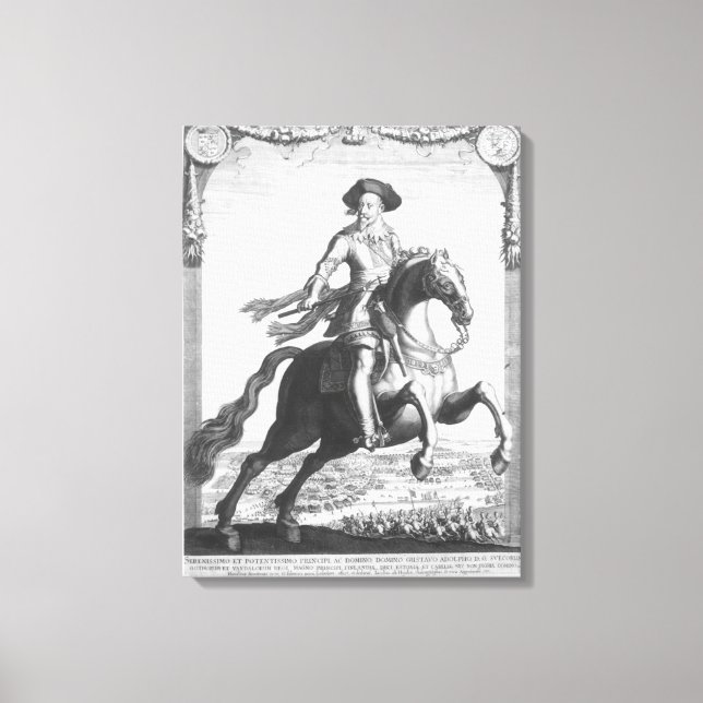 Toile Gustavus Adolphe II, roi de Suède, sur (Recto)