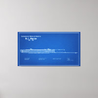 H. L. Hunley - Plan directeur des navires