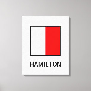 Toile H Nom de famille Indicateur nautique