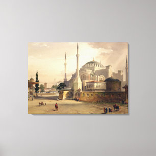 Toile Haghia Sophia, plat 17 : vue extérieure du mosq