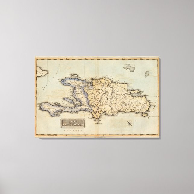 Toile Haïti ou Saint Domingo (Recto)