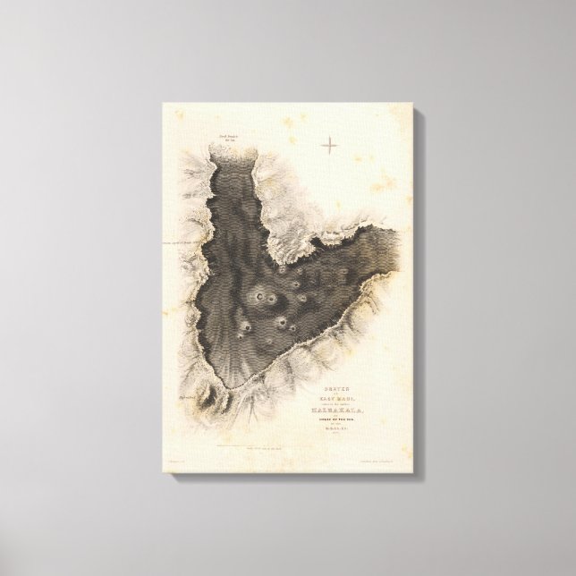 Toile Haleakala, Hawaï (Recto)