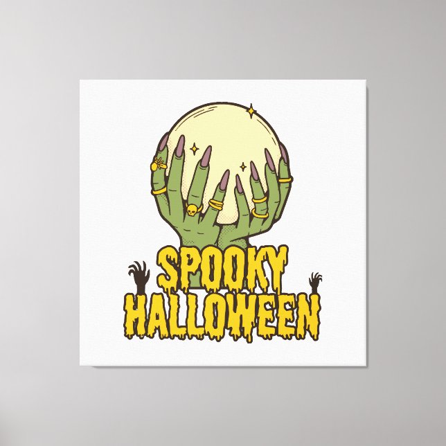 Toile halloween effrayant (Recto)