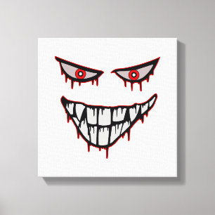 Toile Halloween - Effrayant