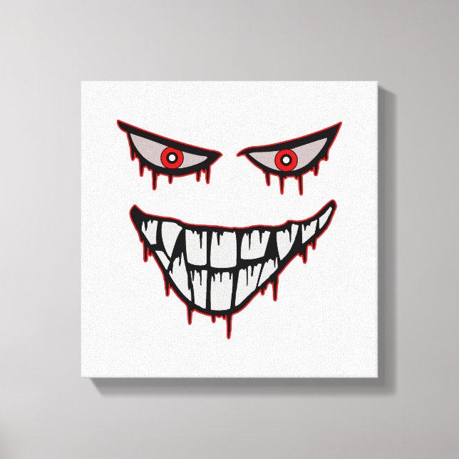 Toile Halloween - Effrayant (Recto)