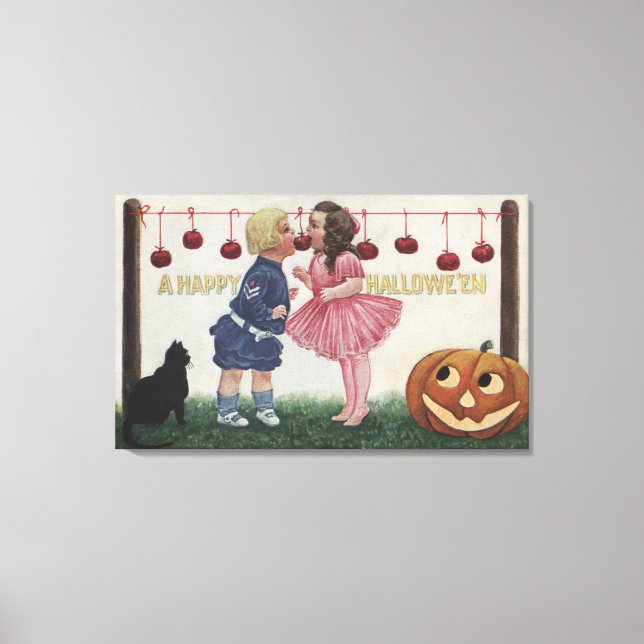 Toile Halloween GreetingApples sur chaîne (Recto)