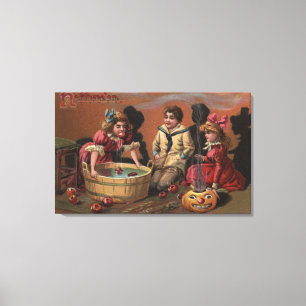 Toile Halloween GreetingBobbing pour les pommes #2