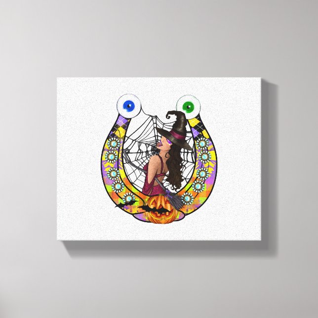 Toile Halloween Horseshoe (Recto)