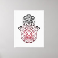 Hamsa avec motif boho
