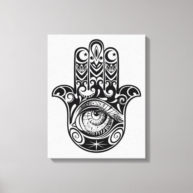 Toile Hamsa Hand Zendoodle 6 (Recto)