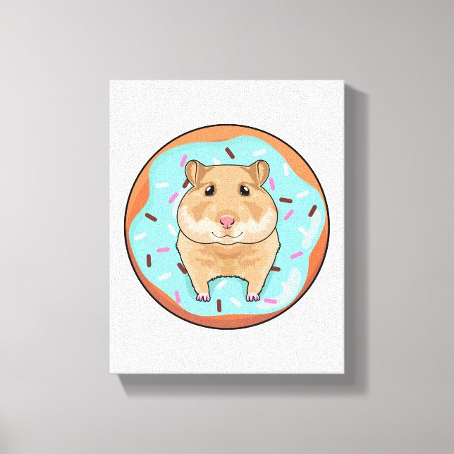 Toile Hamster with Donut (Recto)