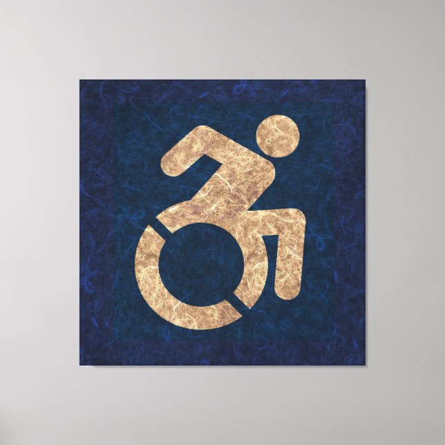 Toile Handicap Texté (Recto)