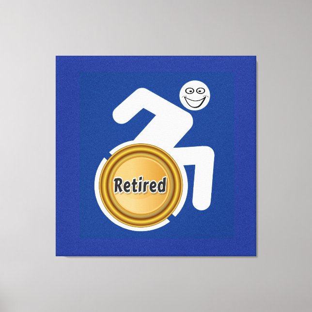 Toile Handicapés à la retraite (Recto)