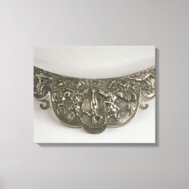 Toile Handle of a Plate Showing The Birth of Vénus (Recto)