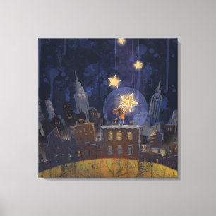Toile Hanging Stars Art Matte