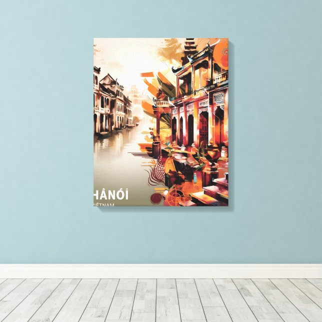 Toile Hanoi Serenity (Insitu (Plancher de Bois))