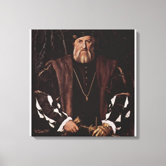 Toile HAN'S HOLBEIN : Charles de Solier Lord de Morette (Recto)