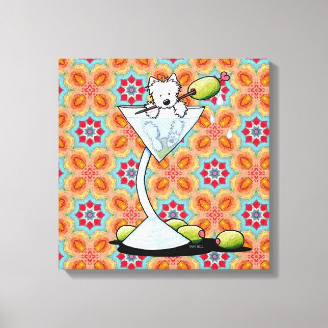 Toile Happy Highland Martini (Recto)