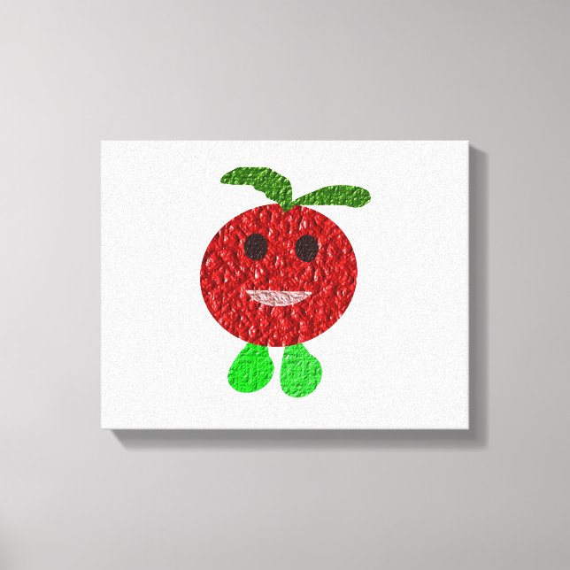 Toile Happy Tomato Canvas Print (Recto)