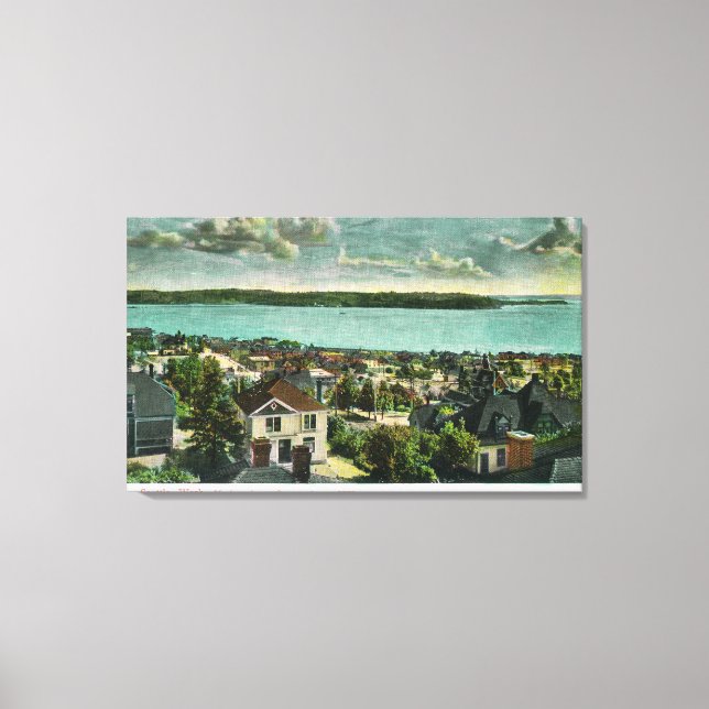Toile Harborview de Queen Anne Hill (Recto)