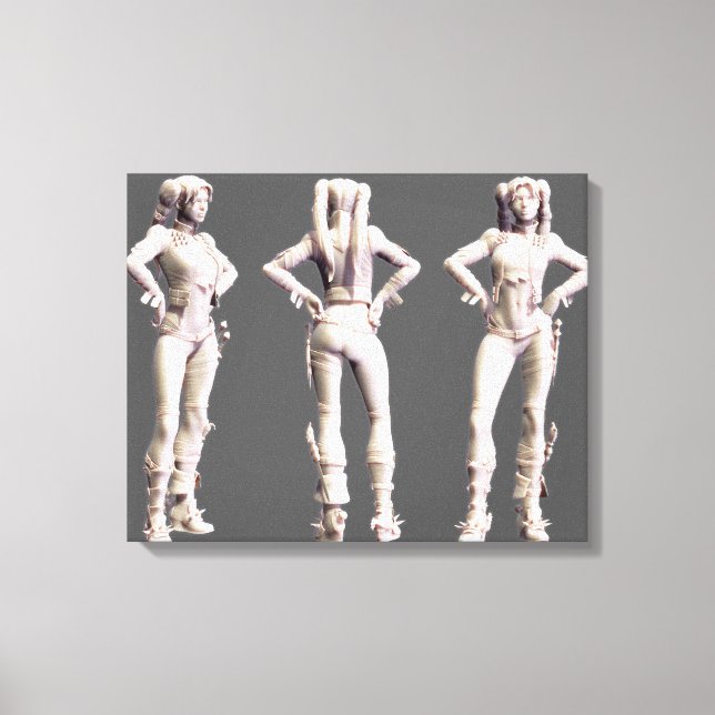 Toile Harley Quinn Remplacement (Recto)