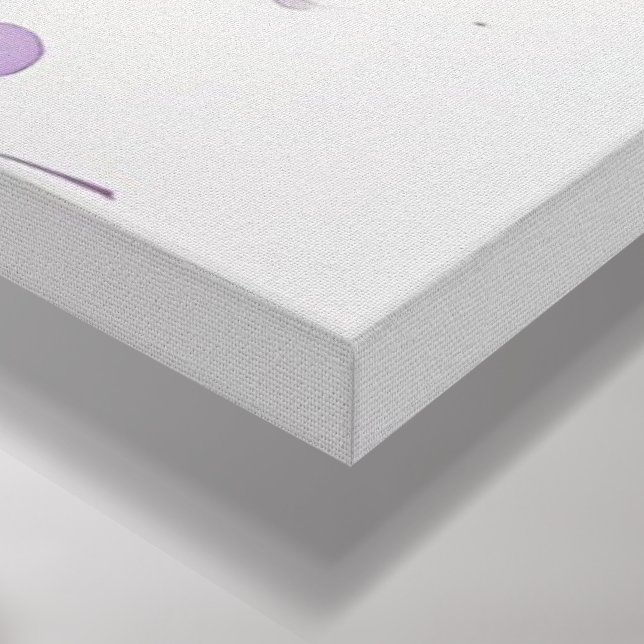 Toile Harmonie des fluides - Aquarelle Abstraite en Turq (Coin(Bas))