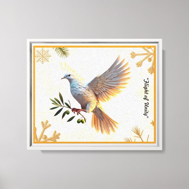 Toile "Harmonie en vol" (Recto)