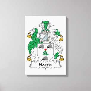 Toile Harris Family Crest