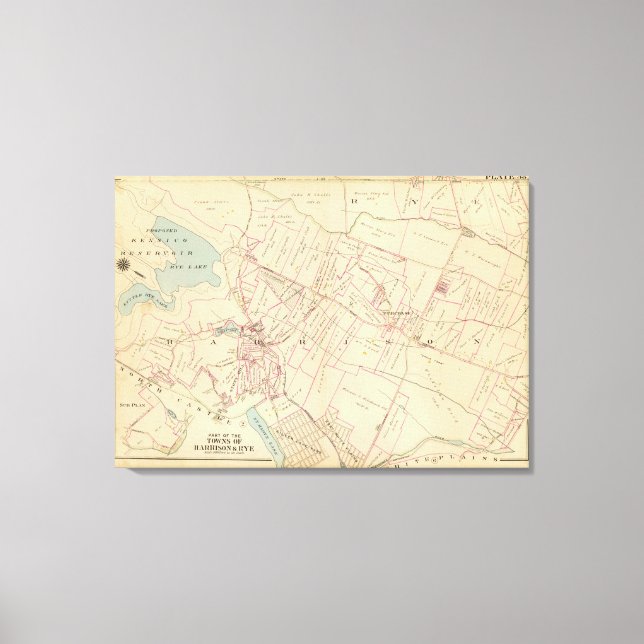 Toile Harrison, Rye, NY (Recto)