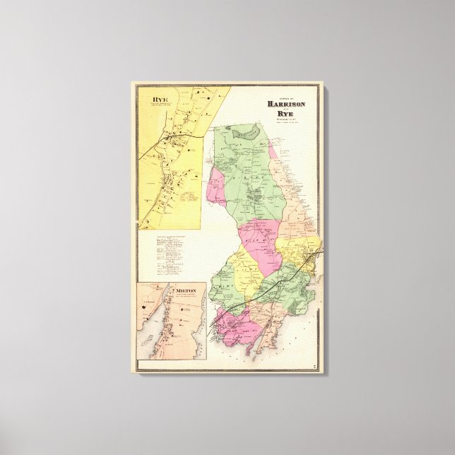 Toile Harrison, villes de Rye (Recto)