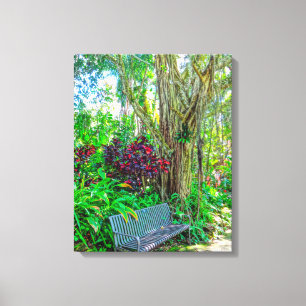 Toile Harry historique P. Leu Gardens Orlando la Floride