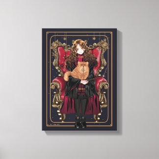 Toile HARRY POTTER™ | Anime Hermione Granger assis