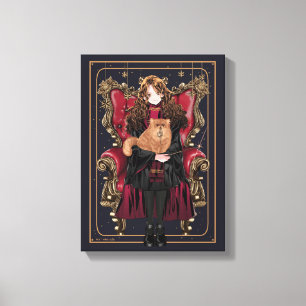 Toile HARRY POTTER™   Anime Hermione Granger Seated
