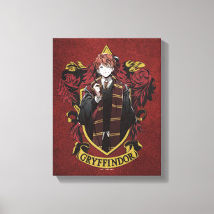 Toile HARRY POTTER™   Anime Ron Weasley Blason de la Mai