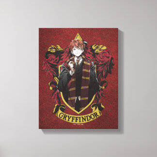 Toile HARRY POTTER™ | Anime Ron Weasley Blason de la Mai