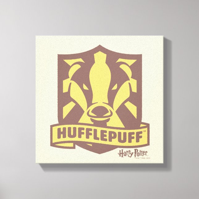 Toile HARRY POTTER™ | Été Magique HUFFLEPUFF™ Crest (Recto)