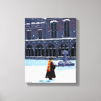 Toile HARRY POTTER™ & Hedwig dans la cour de HOGWARTS™