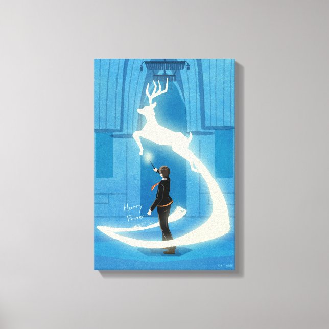 Toile HARRY POTTER™ Patronus Painting (Recto)