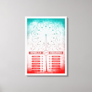 Toile Harry Potter Spell   Graphique d'instructions