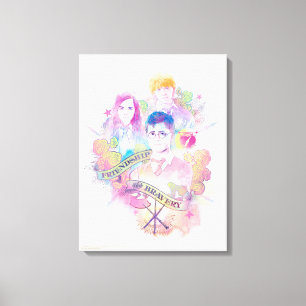 Toile Harry Potter Spell   Harry, Hermione et Ron Waterc