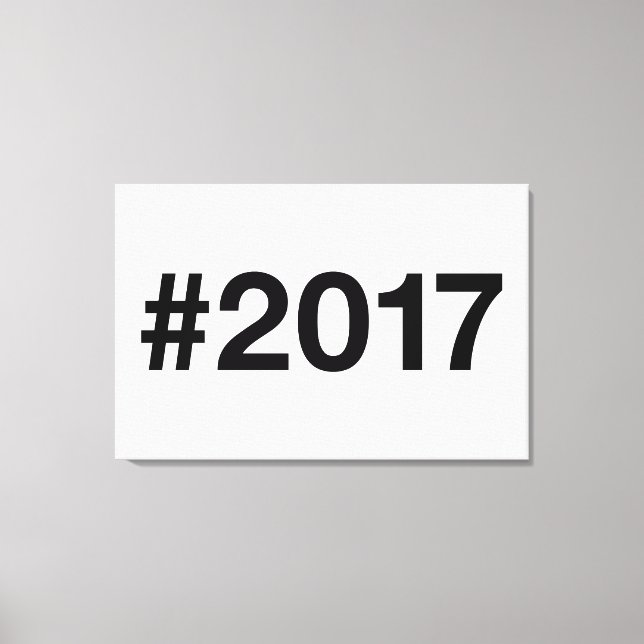 Toile Hashtag 8 Anniversaire 2017 (Recto)